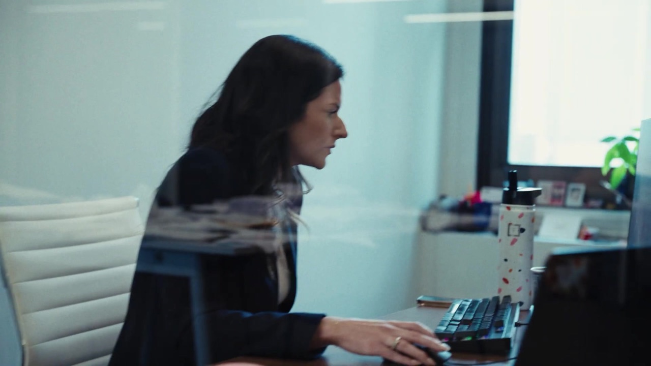Counsel reading a client file